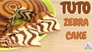 ♡• RECETTE GATEAU ZEBRÉ MOELLEUX ET FACILE  HOW TO MAKE A ZEBRA CAKE •♡ [upl. by Itak]