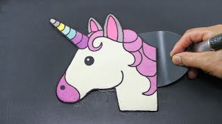 FOOD CRAFT IDEAS  UNICORN EMOJI PANCAKE [upl. by Lime]