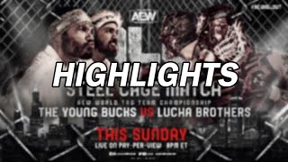 The Young Bucks vs Lucha Brothers  All Out 2021  Highlights [upl. by Signe]