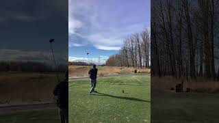 Hole one Serenity Dancing Bull Calgary Alberta golf [upl. by Hashim473]