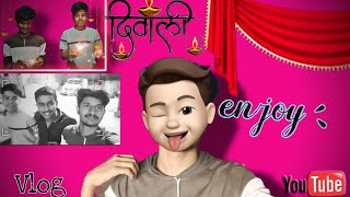 Dipawali Spacil Vlog  Dont Miss 🔚 Full Masti Enjoy 🥰 With Homies Friends blast Crakers [upl. by Ayanal]