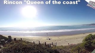 Go pro Rincon surfing quotThe queen of the coastquot [upl. by Novert]