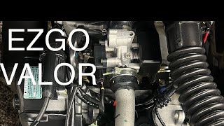 DIY CHANGE OIL IN AN EZGO GOLF CART [upl. by Noremac]