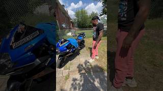 Straight pipe GSXR sound test explore motorcycle bikelife fyp fypyoutube biker suzuki happy [upl. by Gulgee]