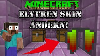 Minecraft Elytren SKIN ÄNDERN Neue Skins für die Elytra OHNE Mods Tutorial DEUTSCH [upl. by Greff222]