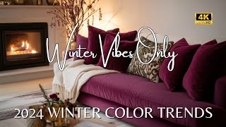 Cozy Winter Wonderland 2024 Winter Decor Color Trends You Must Try for an Elegant amp Enchanting Home [upl. by Crowns]