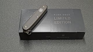 Victorinox Pioneer X 93 mm Alox LE 2022 Thunder Gray unboxing [upl. by Yarw]