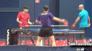 Ma Lin Backhand Flick at WSA for WTTC 2013 [upl. by Aleunamme231]