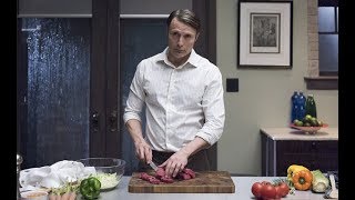 ASMR hannibal lecter cooking [upl. by Ylas69]