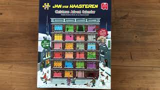 Video 3 Jan van Haasteren Adventskalender  Kerst Advent Kalender24x54 stukjesPuzzel1000Stukjes [upl. by Akemad]