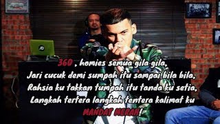 Rap like MK KClique •Compilation• LIRIK 13 LAGU [upl. by Annwahs62]