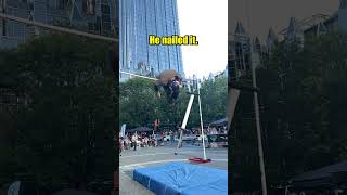 The World Record Pogo Stick Jump [upl. by Ddart]