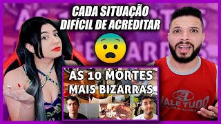 AS 10 M0RTES MAIS BIZARRAS  Você Sabia REACT [upl. by Chloe]