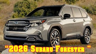 2026 Subaru Forester Touring  2026 subaru forester hybrid  2026 subaru forester wilderness edition [upl. by Lecram]