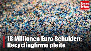 Recyclingfirma pleite 65 Mitarbeiter zittern  kronetv NEWS [upl. by Frida]