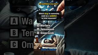 Pharmacology Quiz shortsfeed ytshorts shortsbeta quizchallenge youtubeshorts pharmacology [upl. by Keithley]