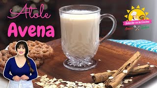 Atole de Avena con Leche  Mexican Oatmeal Drink [upl. by Shanta913]