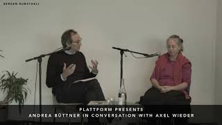 Platform presents Andrea Büttner in conversation with Axel Wieder [upl. by Leann]