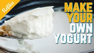 The BEST and HEALTHIEST Homemade Yogurt Recipe Refikas Tips and Tricks to Make the Best Yogurt [upl. by Uy688]