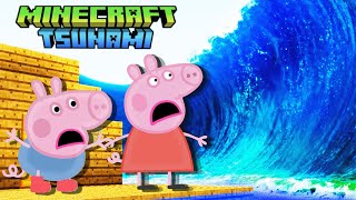 Minecraft Peppa Pig Vs Tsunami 2 [upl. by Naves]