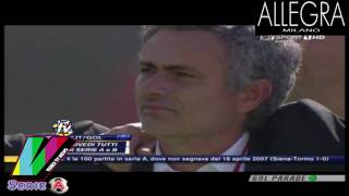 MOURINHO PIANGE  COMMOSSO PER LO SCUDETTO DELL INTER  16052010 [upl. by Methuselah500]