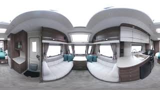 2022 Elddis Affinity 554  Interior 360° panoramic tour [upl. by Nemhauser56]