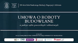 Umowa o roboty budowlane w praktyce sądów powszechnych i arbitrażowych [upl. by Isolt]