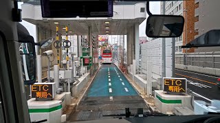 4K・ By bus from Tokyo Shinjuku to Fuji Kawaguchiko [upl. by Best44]