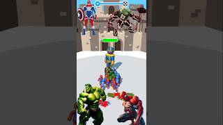 SPIDER MAN SUPER HERO 💪💪 BIG FIGHT RED HULK 💥💥💪 CONTROL GAMEPLAY IOS ALL LEVELS shorts funnyvideo [upl. by Ytirev]