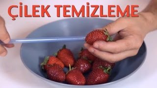 Çilek Temizlemenin En Pratik Yöntemi [upl. by Gasparo]