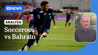 Socceroos salvage 22 draw with Bahrain in World Cup qualifier  ABC News [upl. by Aggappe]