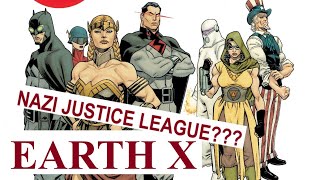 EARTH 10  EARTH X NAZI WORLD DC Multiverse Origins [upl. by Hamaso406]