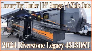 2024 Riverstone 4513DST Legacy Edition Toy Hauler Fifth Wheel by Forestriver at Couchs RV Nation [upl. by Blackwell823]