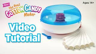 Cotton Candy Maker Video Tutorial [upl. by Nigrom]