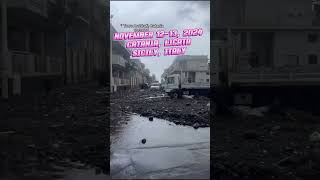 November 1213 2024 Catania Licata Sicily Italy A severe storm has hit Licata [upl. by Malvina598]