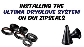 Installing the Waterproof Ultima Dryglove System on a latex DUI zip seal [upl. by Devland67]