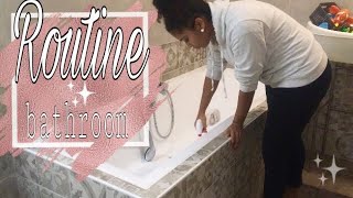 ✨ROUTINE SANITAIRES ✨ ROUTINE BATHROOM [upl. by Atekahs]