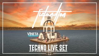 TIEFUNDTON LIVE  VINETA  TECHNO VIDEO SET [upl. by Ahtilat548]