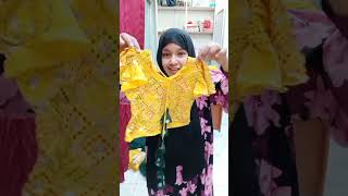 জমকালো বিয়েতে ঝমকালো হলুদের ড্রেস 🙆 dressmaker by shahanasumi fashion [upl. by Kalli]