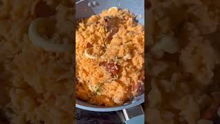 Paella in 30mins seafoodlovers paella seafoodrice quickandeasymeals yummyfood [upl. by Htnamas]