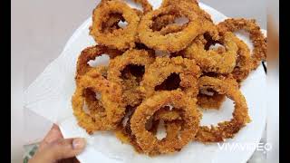 Onion Rings  Rondelle Doignons  A la Mauricienne [upl. by Ventre425]