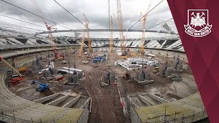 TIMELAPSE Amazing Olympic Stadium footage [upl. by Omer]