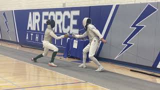 Another great bout  Air Force ROCRJCC Div II Mens Foil [upl. by Thapa]