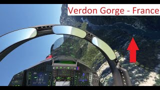 Verdon Gorge in the south of france  Eurofighter typhoon low level [upl. by Harehs730]