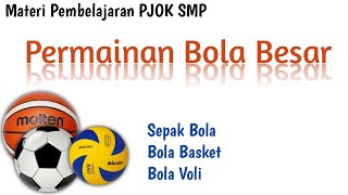 Materi Permainan Bola Besar  Pembelajaran Daring PJOK [upl. by Early]