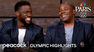 You Wont Believe How These Olympians Train  Olympic Highlights With Kevin Hart amp Kenan Thompson [upl. by Adnalra]