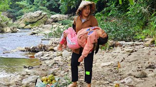 Orphan Girl  older sister with no shelter accidentally meet Linh Đan in trouble by the stream [upl. by Ariad]