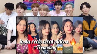 BTS REACTION officiallizzz07 insta reels viral videos 🔥 Punjabi songs Rock Punjabi Singers [upl. by Idissac]