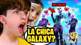 TR0LLE0 CON LA SKIN DE LA CHlCA GALAXY AL CLAN GALAXY🔥😱 [upl. by Severen64]