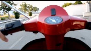 Vespa pk 50 s 130 polini on board gopro [upl. by Arol]